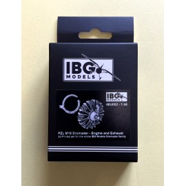1/48 PZL M18 Dromader Engine and Exhaust