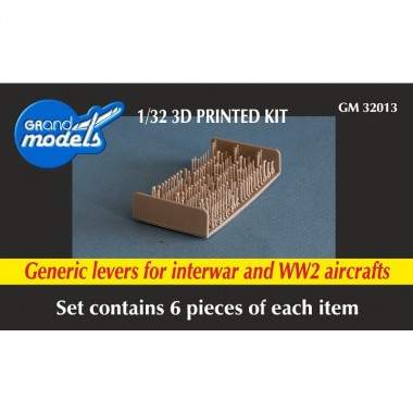 1/32 Generic Levers for interwar and WW2 aircrafts