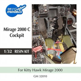 1/32 M2000C Cockpit for Kittyhawk kit