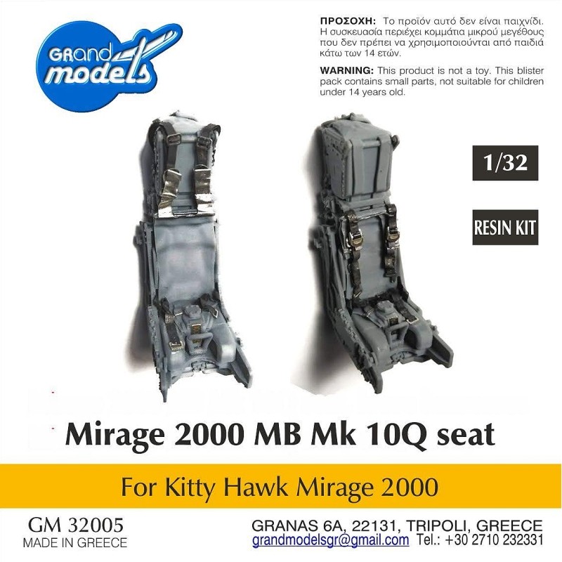 1/32 Martin Baker Mk10Q seat  for Mirage 2000, two versions