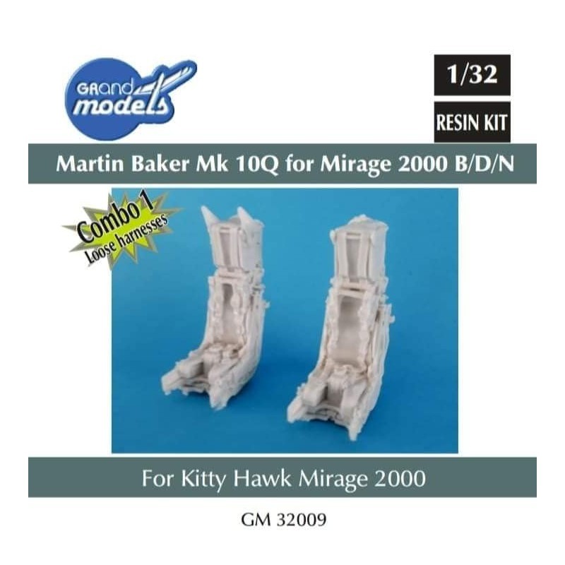 1/32 Combo Martin Baker Mk.10Q for M2000 B/D/N (loose harnsesses)